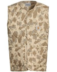 Carhartt - Khaki Vest Recycled Polyester - Lyst