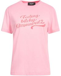 DSquared² - T-Shirt Cotton, Polyester - Lyst