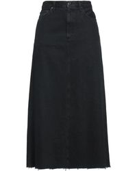 Agolde - Denim Skirt Organic Cotton - Lyst