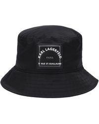 Karl Lagerfeld Chapeau en feutre noir \u00e9l\u00e9gant Accessoires Chapeaux Chapeaux en feutre 