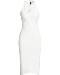 Mugler - Midi Dress Recycled Polyamide, Elastane - Lyst
