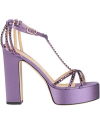 Giannico Sandals - Purple