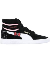 white puma high tops