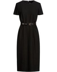 BOSS - Midi Dress Viscose, Polyester, Elastane - Lyst
