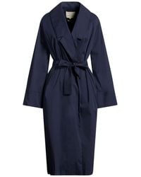 ALESSIA SANTI - Overcoat & Trench Coat Cotton, Polyamide, Elastane - Lyst