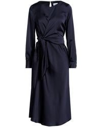 Marella - Midnight Midi Dress Polyester - Lyst