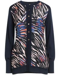 ESCADA - Midnight Cardigan Virgin Wool, Silk - Lyst