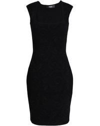 Versace - Mini Dress Viscose, Cotton, Polyacrylic - Lyst