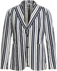 Manuel Ritz - Blazer Cotton, Polyamide - Lyst