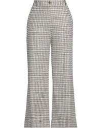 ROSSO35 - Pants Wool, Viscose, Polyester, Elastane - Lyst