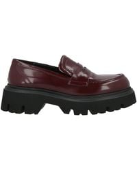 Strategia - Burgundy Loafers Textile Fibers - Lyst