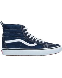 vans navy blue high tops