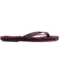 Tibi Toe Post Sandals - Purple