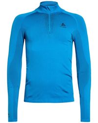 Odlo - T-Shirt Polyester, Polyamide, Elastane - Lyst