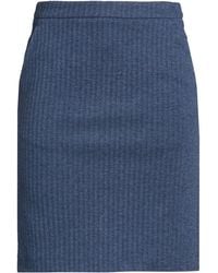 GANT - Slate Mini Skirt Cotton, Polyamide, Elastane - Lyst