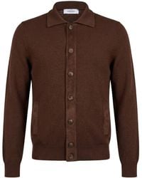 Gran Sasso - Cardigan Virgin Wool, Polyester, Polyurethane - Lyst
