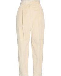 Pantalon de survetement en laine vierge Brunello Cucinelli en coloris Gris élégants et chinos Pantalons longs Femme Vêtements Pantalons décontractés 