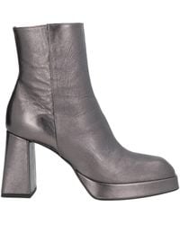 PAOLO MATTEI - Lead Ankle Boots Leather - Lyst
