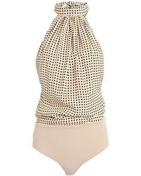 Philosophy Di Lorenzo Serafini - Bodysuit Viscose, Polyamide - Lyst