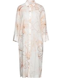 Ballantyne - Midi Dress Cotton, Silk, Elastane - Lyst