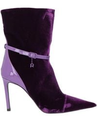 Rochas - Ankle Boots Textile Fibers - Lyst
