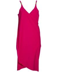 Versace - Fuchsia Mini Dress Polyamide, Elastane - Lyst
