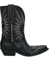 golden goose cowboy ankle boots