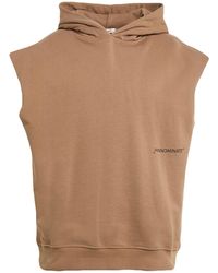 hinnominate - Camel Sweatshirt Cotton, Elastane - Lyst