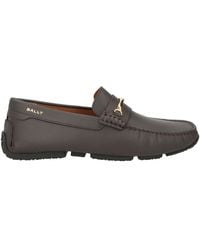 Bally - Dark Loafers Calfskin - Lyst