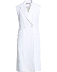 Max Mara - Overcoat & Trench Coat Viscose, Linen - Lyst