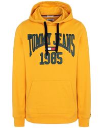 sudadera tommy hilfiger amarilla