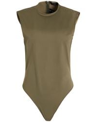 Mugler - Military Bodysuit Polyamide, Elastane - Lyst