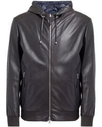 D'Amico - Dark Jacket Leather - Lyst