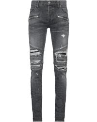 Balmain - Denim Pants - Lyst