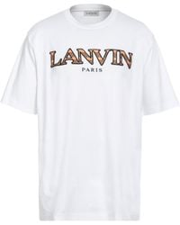 Lanvin - T-Shirt Cotton, Polyester - Lyst