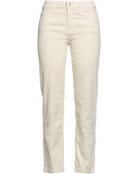 Nenette - Cream Jeans Cotton, Organic Cotton, Elastane - Lyst