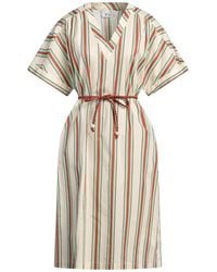 Niu - Midi Dress Cotton, Elastane - Lyst