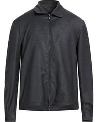 Tombolini - Charcoal Jacket Virgin Wool, Elastane - Lyst