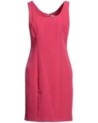 Fly Girl - Fuchsia Mini Dress Polyester, Elastane - Lyst