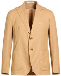 Tagliatore - Camel Blazer Virgin Wool, Silk - Lyst