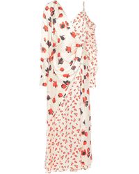 Self-Portrait Langes Kleid - Weiß