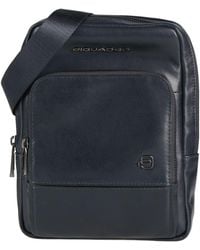Piquadro - Cross-Body Bag Leather - Lyst