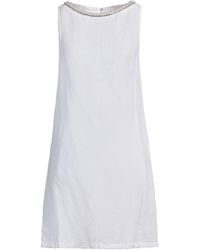 120% Lino - Mini Dress - Lyst