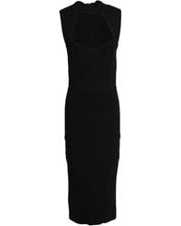 Hervé Léger - Vestido midi - Lyst