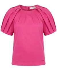 Lanvin - Fuchsia Top Cotton - Lyst