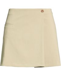 Alysi - Military Mini Skirt Polyester, Viscose, Elastane - Lyst