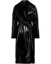 Barbara Bui - Overcoat & Trench Coat Polyester, Polyurethane - Lyst