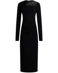 Dondup - Midi Dress Viscose, Elastane - Lyst