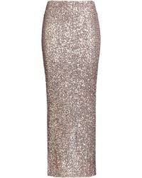 Maxi Jupe Longue Zara Femme Taille M - Vert Viscose - Très Bon état