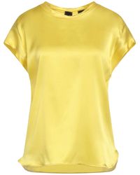 Pinko - Top Silk, Elastane - Lyst